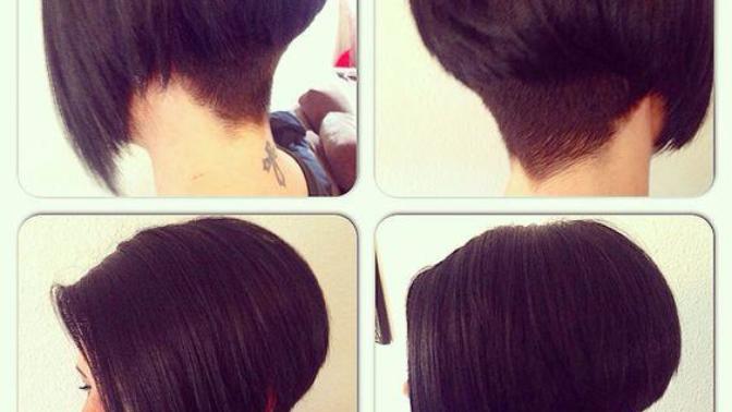 Why Always "Big earrings" will be wear with Short haircuts (stacked bob with shaved nape) ?