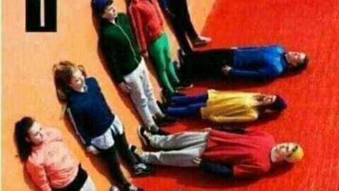 Which group is standing?