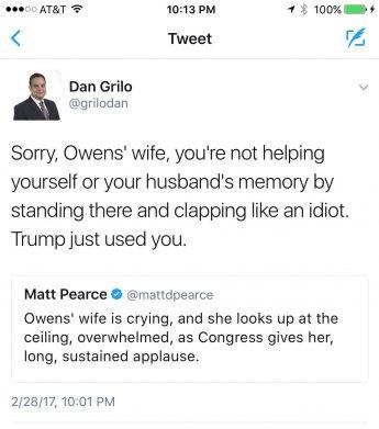 Ex-Clinton volunteer was slammed and lost his job after mocking widow of fallen Navy seal?
