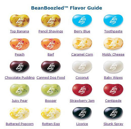 Have you ever played the BEAN BOOZLED JELLY BEAN game?