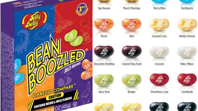 Have you ever played the BEAN BOOZLED JELLY BEAN game?