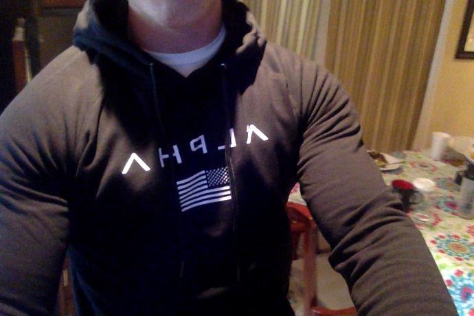 Which hoodie makes me look more alpha?