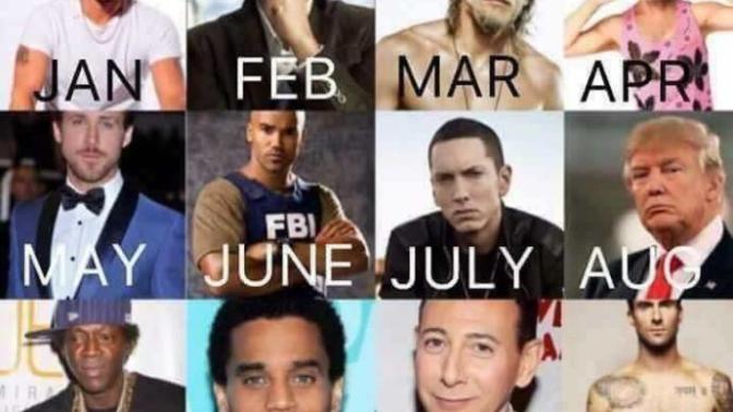 Your birthday month is your husband - who is it?