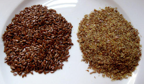 Almond powder vs. flax seed powder?