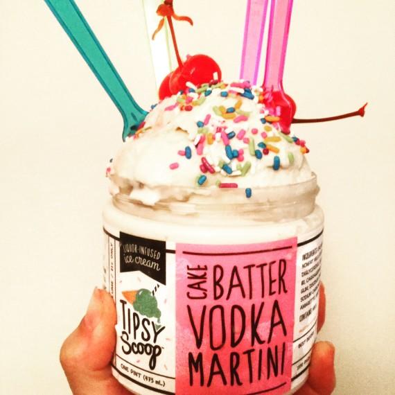 "TIPSY SCOOPS" liquor infused ice-cream?