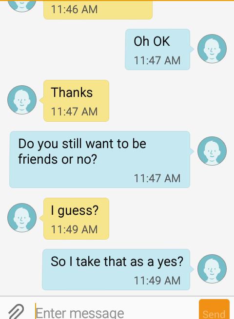 Can someone decode this message for me? It's from my crush?