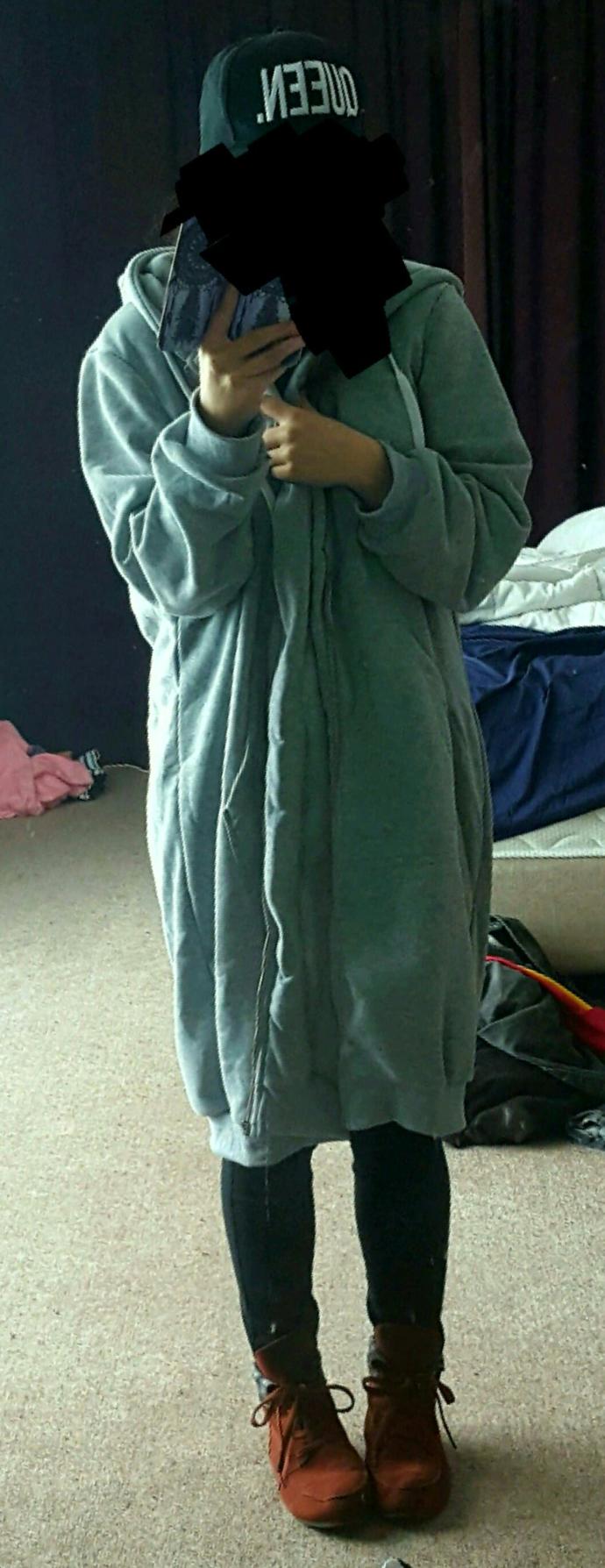 Honest Opinions: Would you consider this hoodie to be a bit too big or not? Do you like the style?