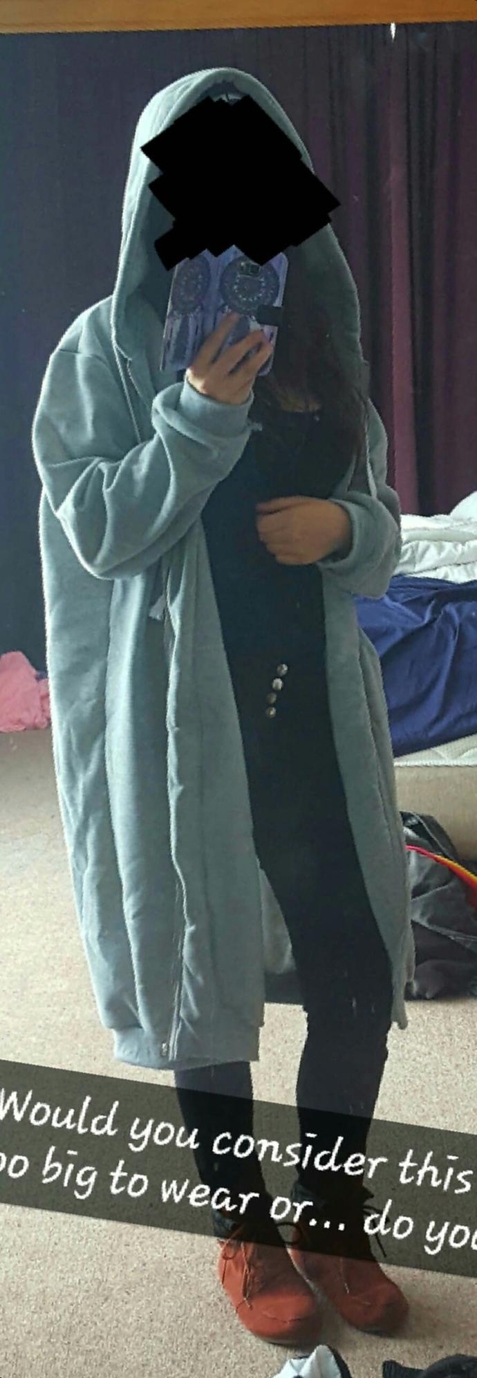Honest Opinions: Would you consider this hoodie to be a bit too big or not? Do you like the style?