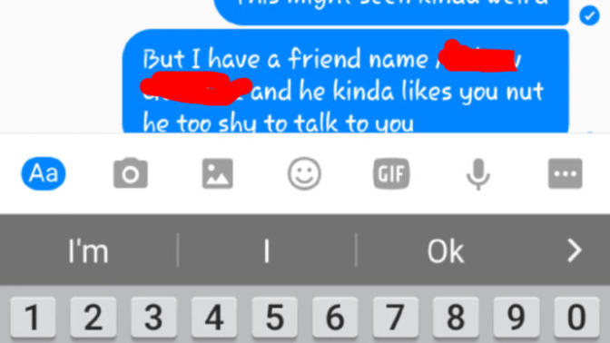 My friend told my crush I like her?