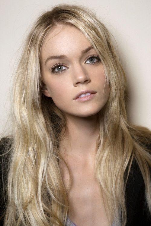 Blonde hair and green eyes?