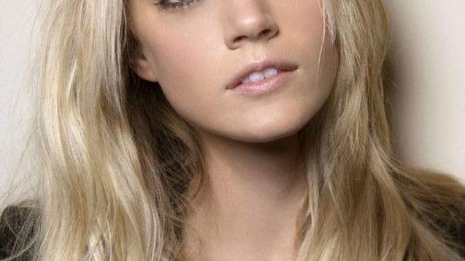 Blonde hair and green eyes?