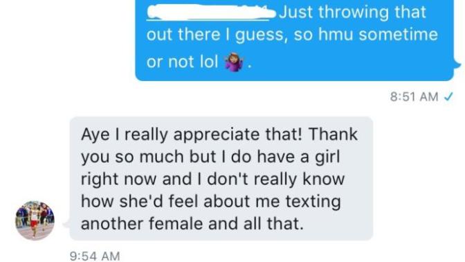 Did he let me down easy or is he really seeing someone?
