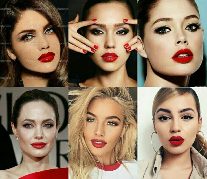 what lip size is the ideal for sexy red lips?