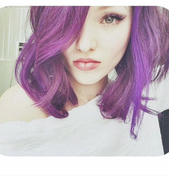 Would you find a girl with purple hair attractive?