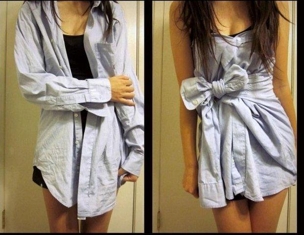 Ladies, what is your favorite type of men's shirt to wear around the house? Guys, what shirt do you like your S.O. to wear?