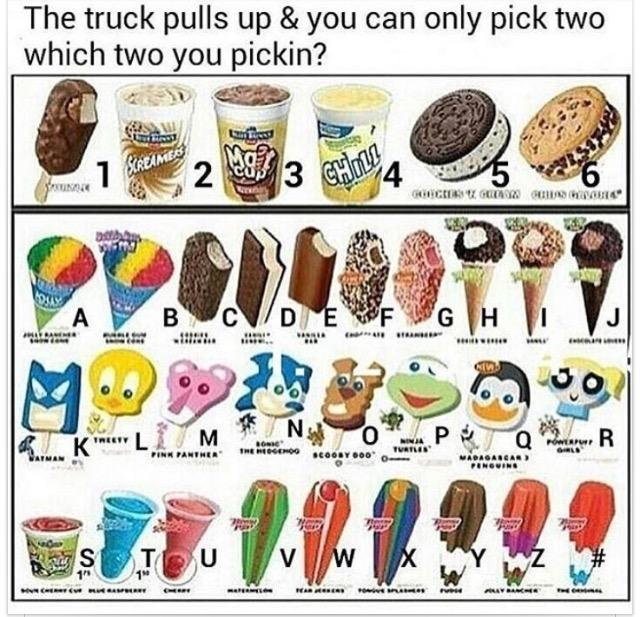 Which two do you choose?