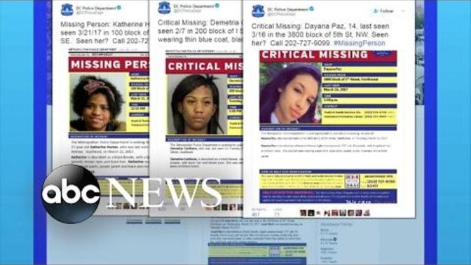 Black girls going missing in Washington D. C? Pizzagate? Sex trafficking?