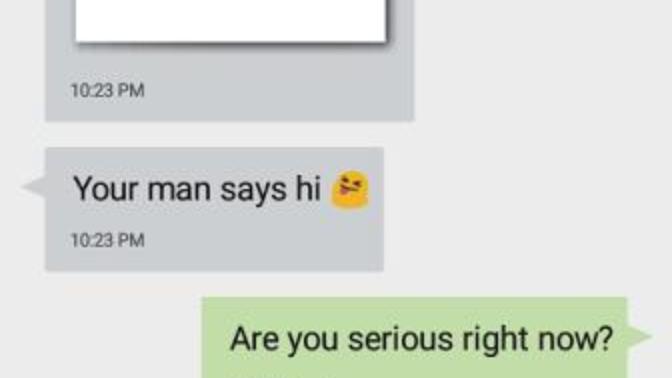 Why would she send me this? Why would he (my ex fiance) allow her to send me this text?