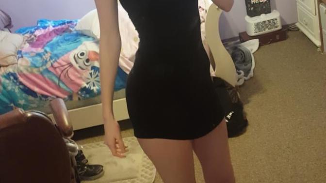 Dress is way too short.. shows my butt, help?