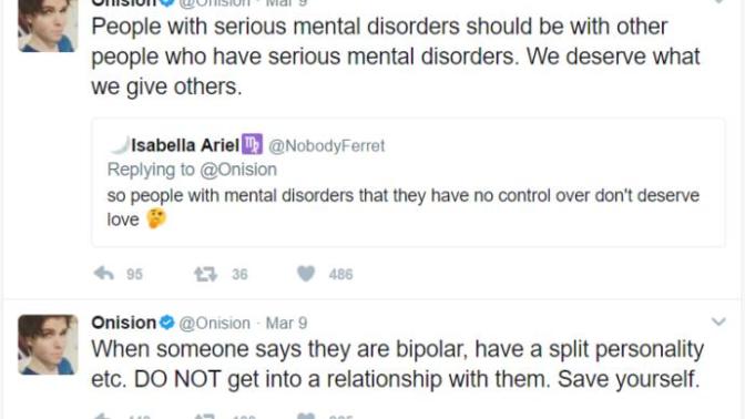 Should mentally ill people ONLY date other mentally ill people?