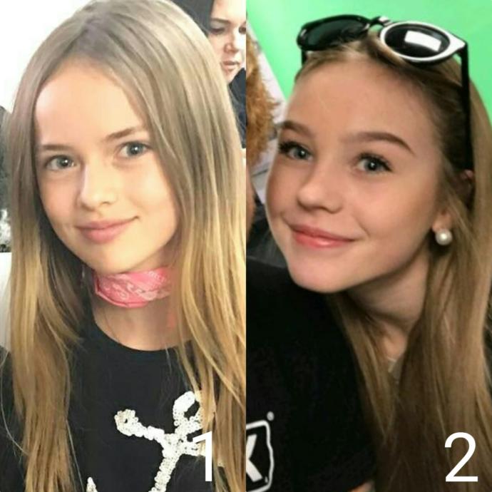 Which cute girl is looking more beautiful?