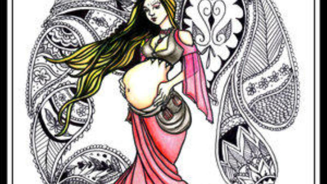 Did you know that belly dance (Raqs Shaqri) originated to help prepare women for birth and labor?