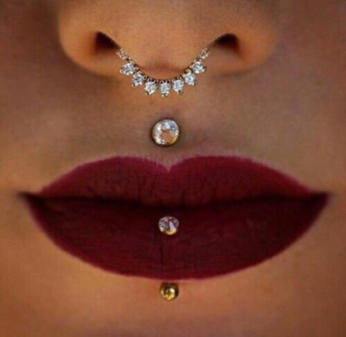 Facial piercings and scarring?