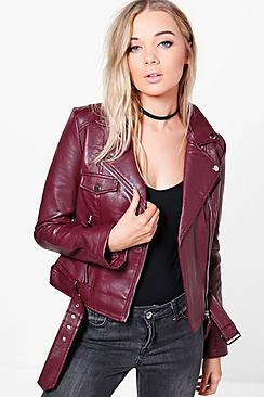 What do you think of these new 'Red Leather PU Biker Jackets' from Zara's?