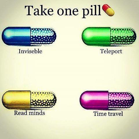Which pill would you take?