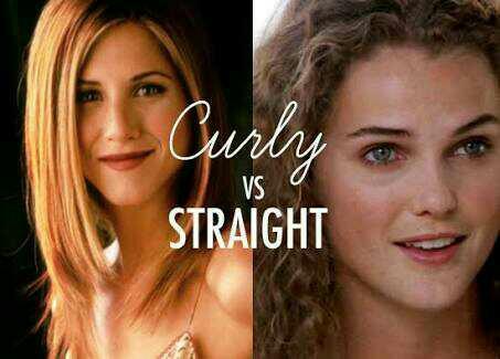 Curly vs straight hair?