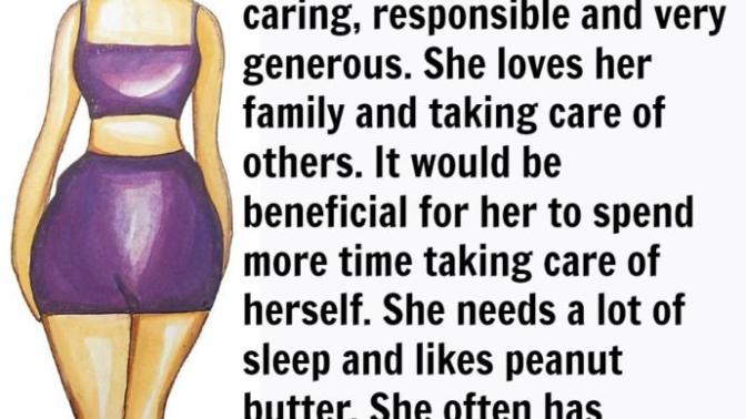 Do you think body shapes of a woman describe her personality?