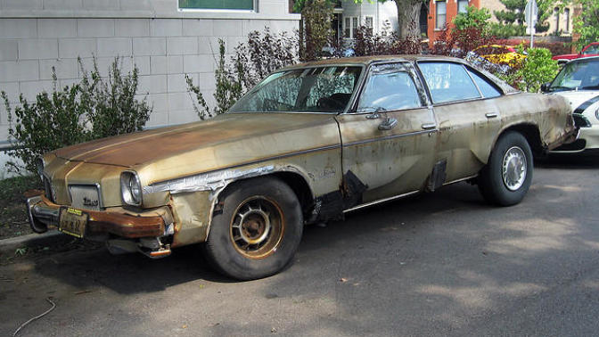 He pulls up to get you for your first date and his car is a beater! What do you do?