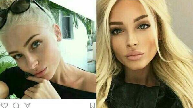 Who is the most gorgeous girl with and without makeup?