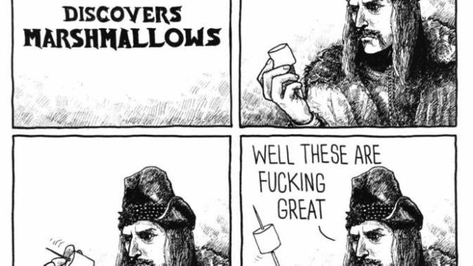 Do you find this Vlad the Impaler picture offensive? Why, or why not?
