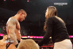 If you rko a girl does it still count as hitting her?