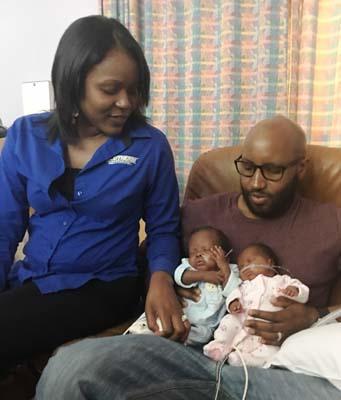 Fraternal Twins born two weeks apart, what do you think happened?