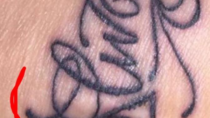 There's a random dot of ink on the side of my new tattoo, will it go away?