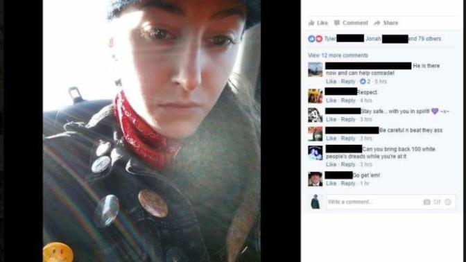 Antifa girl gets beat down after setting out to do violence to people with opposing political beliefs. Would you call that Karma?