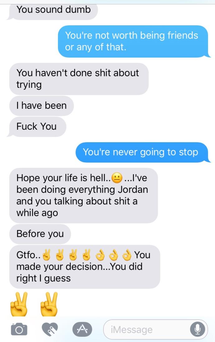 Should I keep ignoring him or tell him off?