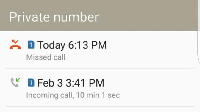 Someone keeps calling me using a private number? why?