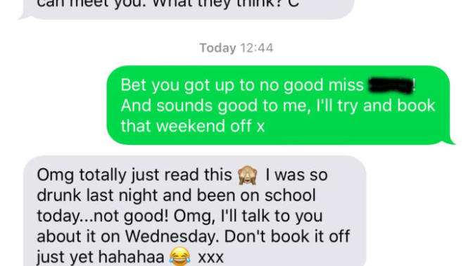 She drunkingly texted me saying her friends wanted to meet me, then the next day told me she'll talk to me about it on our date?