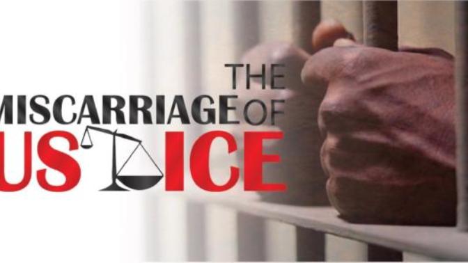Name one of the worst miscarriages of justice?
