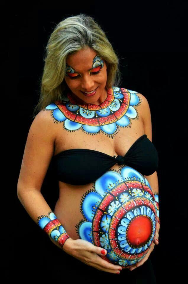 Girls, when you get pregnant, would you want to get your baby bump body painted?