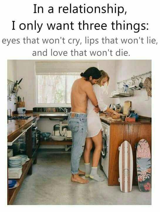 What do you want from a Relationship??