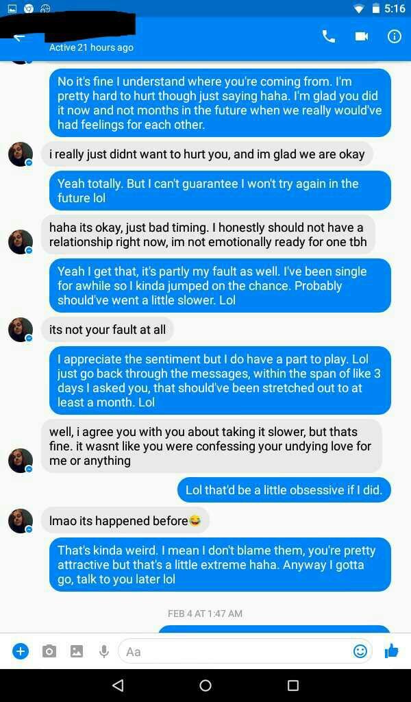 She says I'm an amazing guy but rejects me and dates other guys. See below for details?