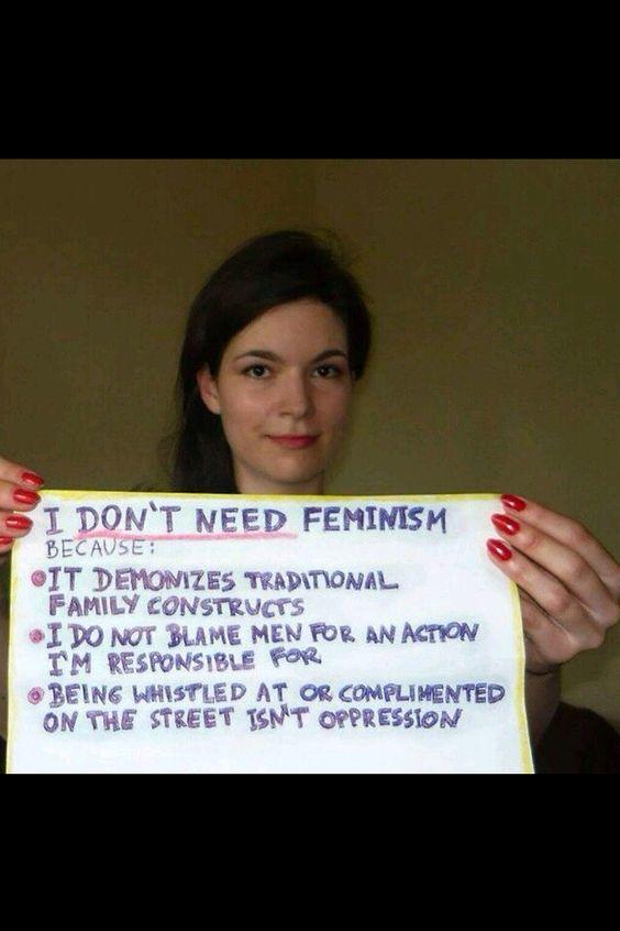 Internalized misogyny a shaming term for women who choose traditional gender roles and be stay at home wives and mothers. Agree?