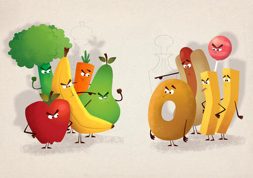 what is the most healthy and the most unhealthy food that you currently have in your diet?