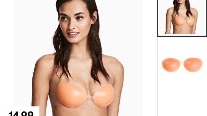 Silicone stick on bra?