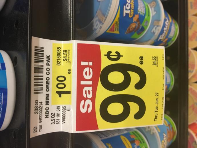 Do you buy stuff at the grocery store cuz it's on sale?