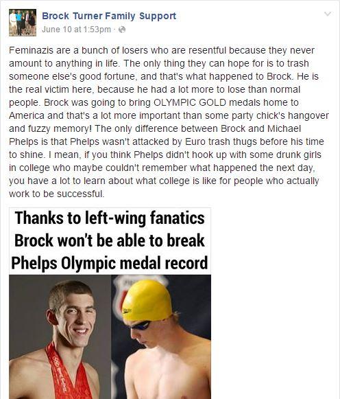 Should Brock Turner get his chance to compete at the 2020 Olympics after being fitted up for a crime he didn't commit?